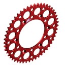 Rear sprocket Renthal Ultralight Honda Red 154U520RD Renthal Zahnkrank