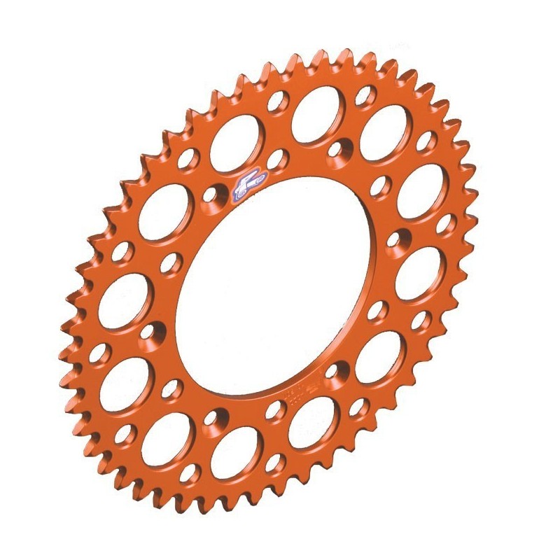 Rear sprocket Renthal Ultralight Ktm orange 224U520OR Renthal Couronne