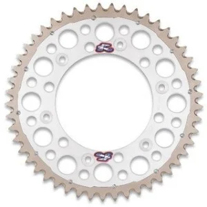 Corona Renthal Twinring Acciaio - Alluminio Kawasaki silver 1120U520SI