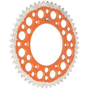 Corona Renthal Twinring Acciaio - Alluminio KTM-Husqvarna orange 2240U520OR Renthal Zahnkrank