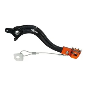 Forged rear brake pedal Racetech R-LEVFRKTM0001 Racetech Pedales de frein and rear master cylinder