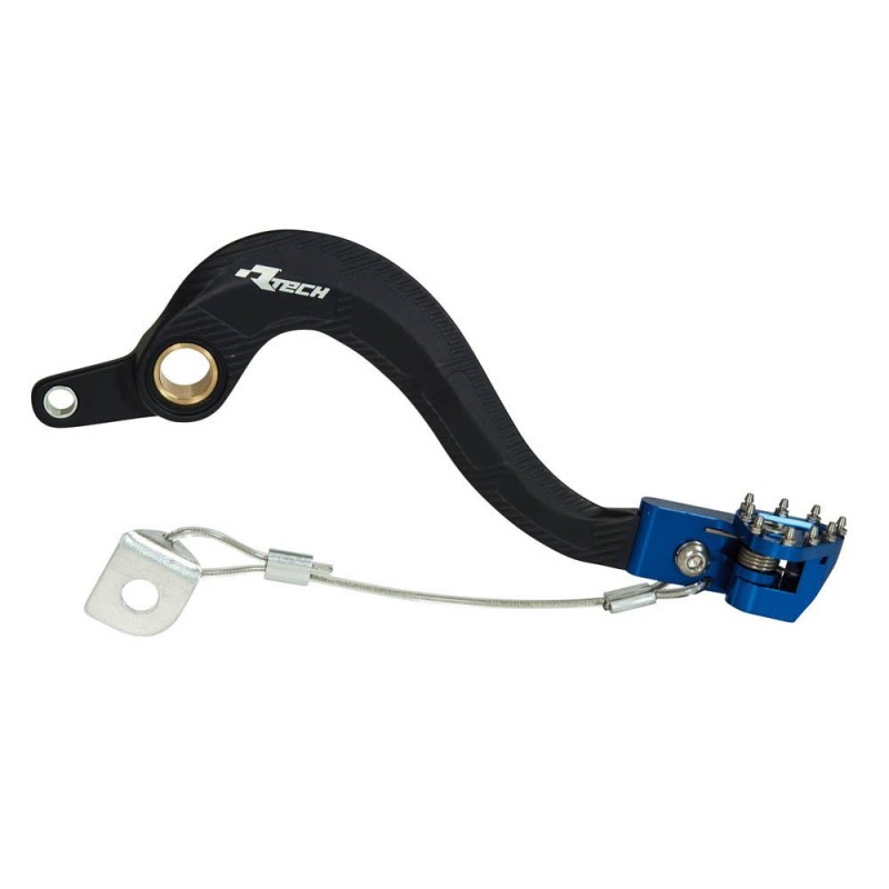 Forged rear brake pedal Rtech R-LEVFRYZF0001 Rtech Rear brake lever and rear master cylinder