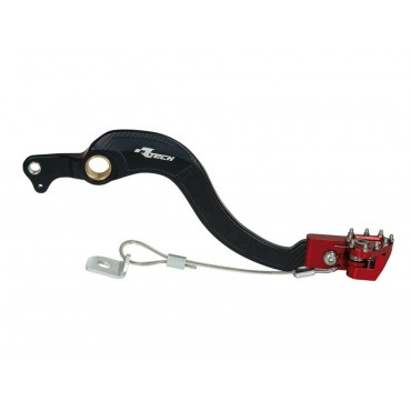 Forged rear brake pedal Racetech R-LEVFRCRF0004 Racetech Bremspedale and rear master cylinder