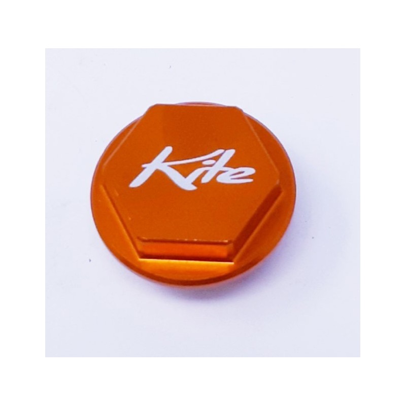 Rear brake caliper cover KITE KTM orange 17.032.0 AR Kite Pedales de frein and rear master cylinder