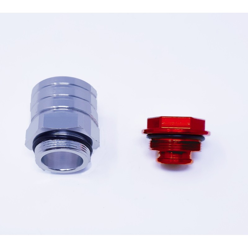 Kit serbatoio olio freno posteriore rosso Kite Brembo 17.030.0 RO