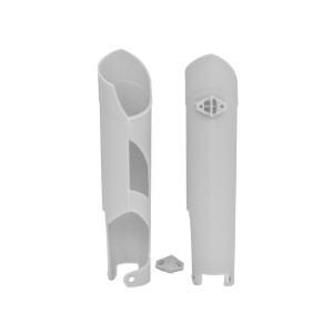 Fork protectors - KTM SX-SXF 125-505 08-14 - EXC-EXCF 08-15 white R-PSKTMBN0008 Racetech Pieces plastiques au detail
