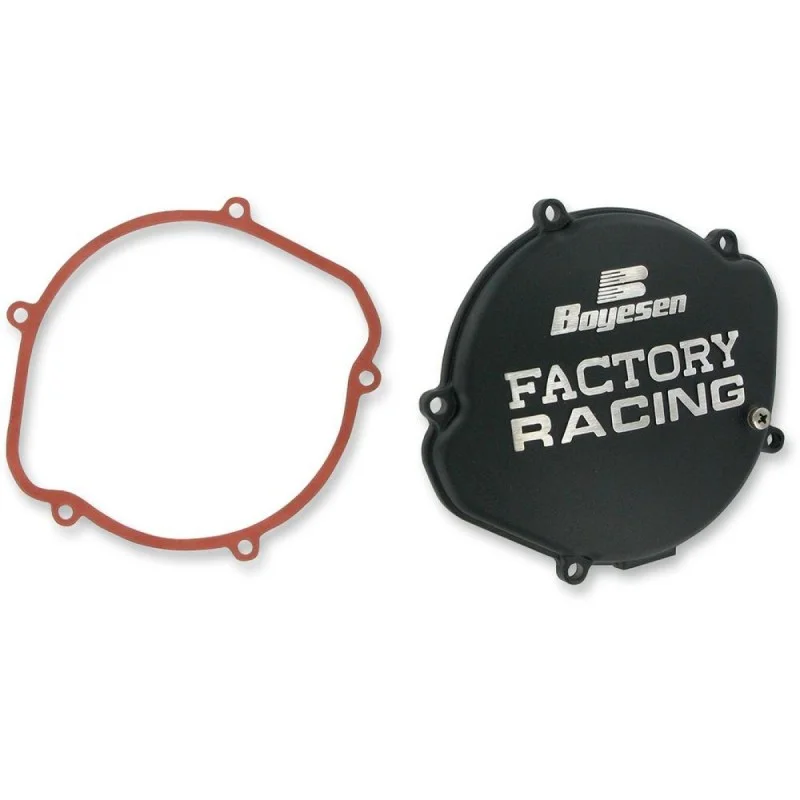 Factory Clutch Cover Boyesen | Honda CR125 1987-1999 black CC01B Boyesen Clutch