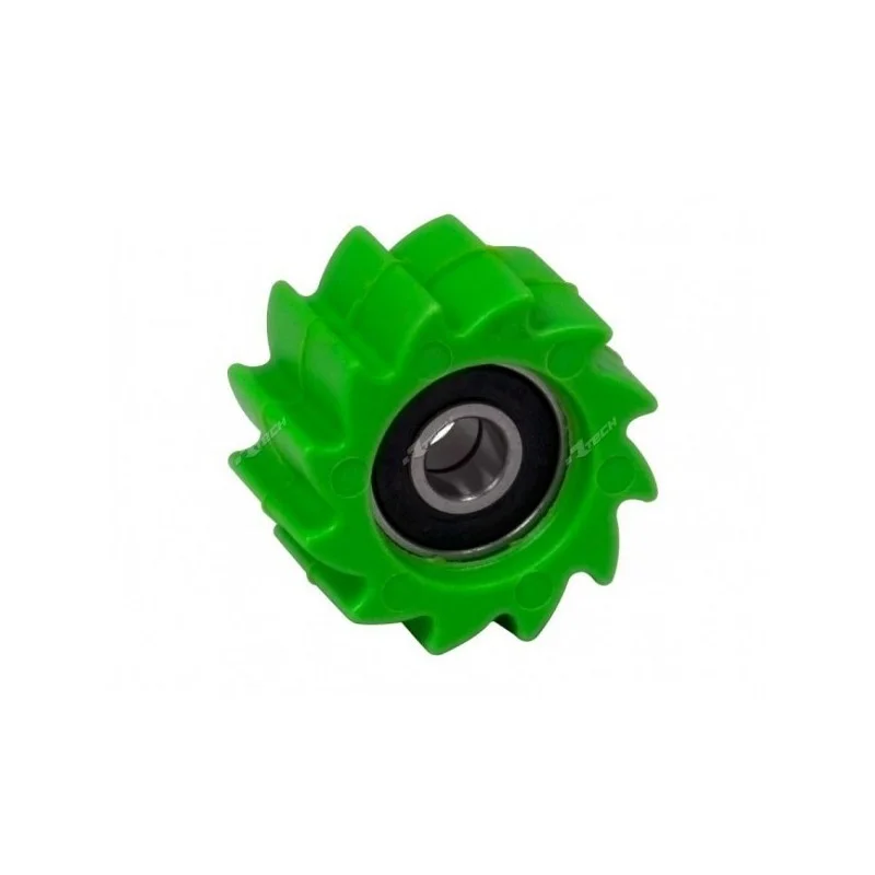 Chain Roller Kawasaki Style 8 x38 Green R-RSKXFVE0838 Racetech Kettenfuhrung-schwingarmschutz