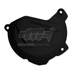 Clutch cover Polisport | KTM SXF250 13-15 SXF 350 11-15 black P8447800001 Polisport Engine's Accessories