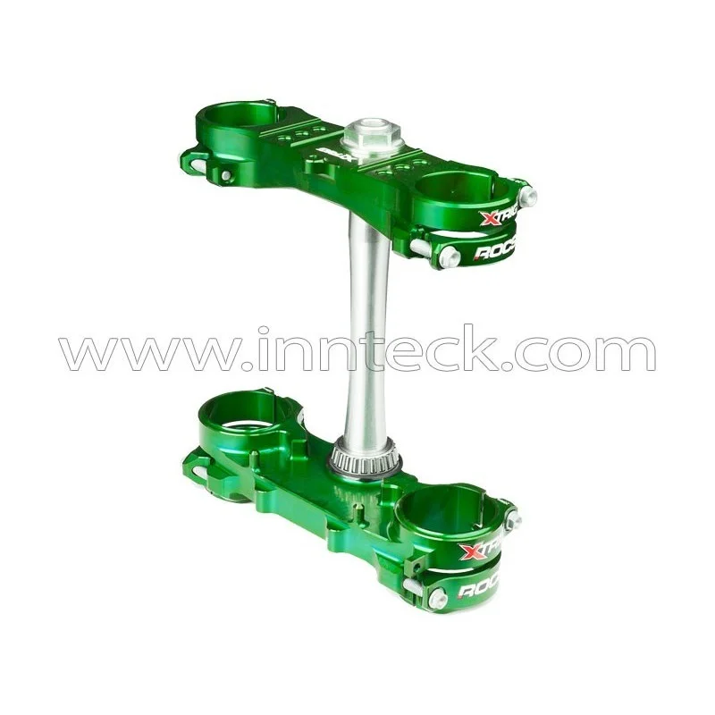 Piastre Xtrig Offset fisso - KXF 250 013-018 & KXF 450 013-018 Offset 23 green 40301005 Xtrig Té de fourche