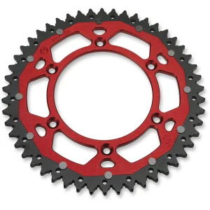 Rear sprocket Moose racing Dual material Beta-red CORMOOSEACCALUBETA Moose Racing Rear Sprockets