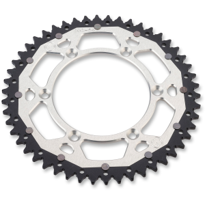 Rear sprocket Moose racing Dual material Yamaha-silver CORMOOSEACCALUYSI Moose Racing Zahnkrank