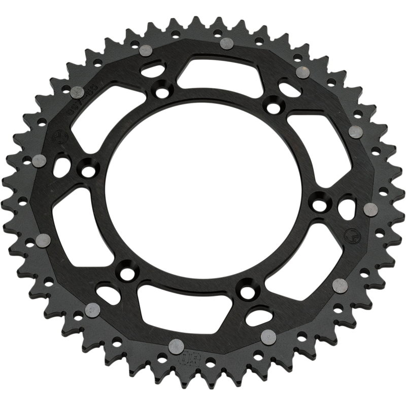 Rear sprocket Moose racing Dual material Yamaha-nera CORMOOSEACCALUYNER Moose Racing Couronne