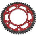 Rear sprocket Moose racing Dual material Honda-red CORMOOSEACCALUHONROS Moose Racing Zahnkrank