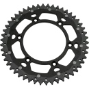 Rear sprocket Moose racing Dual material Honda-black CORMOOSEACCALUHONNER Moose Racing Rear Sprockets