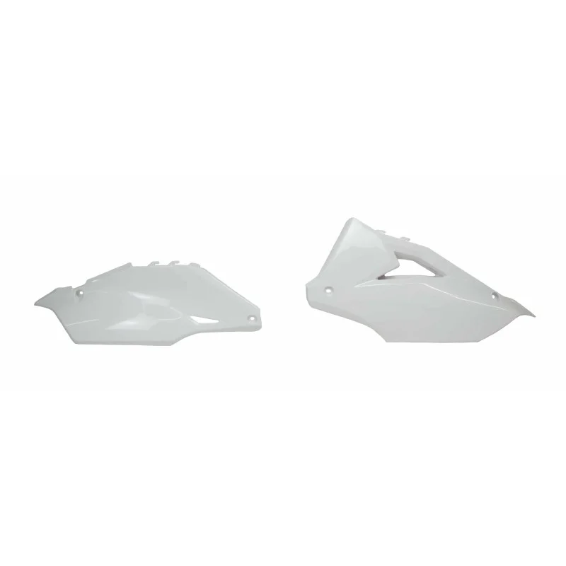 Side panels Racetech-Kawasaki White R-FIKXFBN0019 Racetech Pieces plastiques au detail