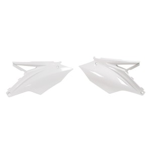 Side panels Rtech-Kawasaki white R-FIKXFBN0016 Rtech Separate plastic parts