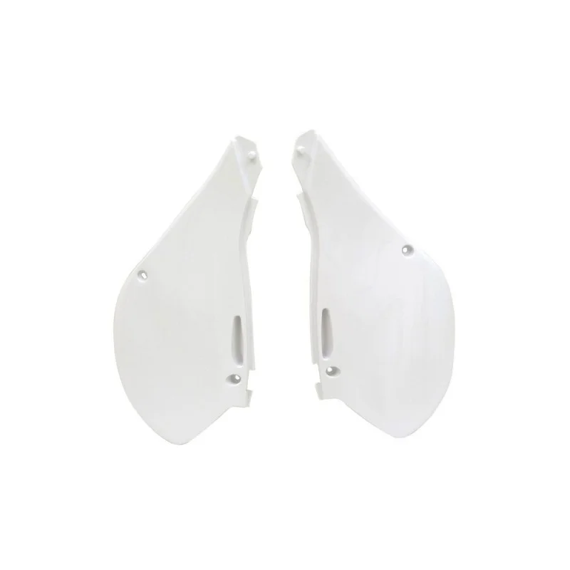 Side panels Racetech-Kawasaki White R-FIKX0BN9902 Racetech Pieces plastiques au detail