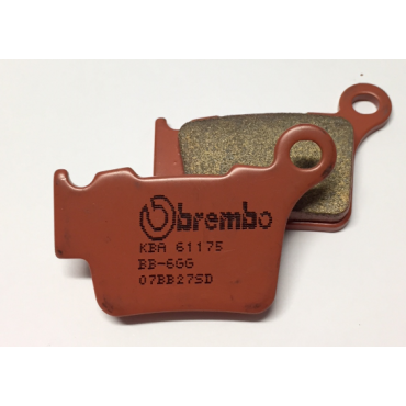 Brake pads Brembo red compound SD 07H048SD BREMBO Brake pads and brake caliper