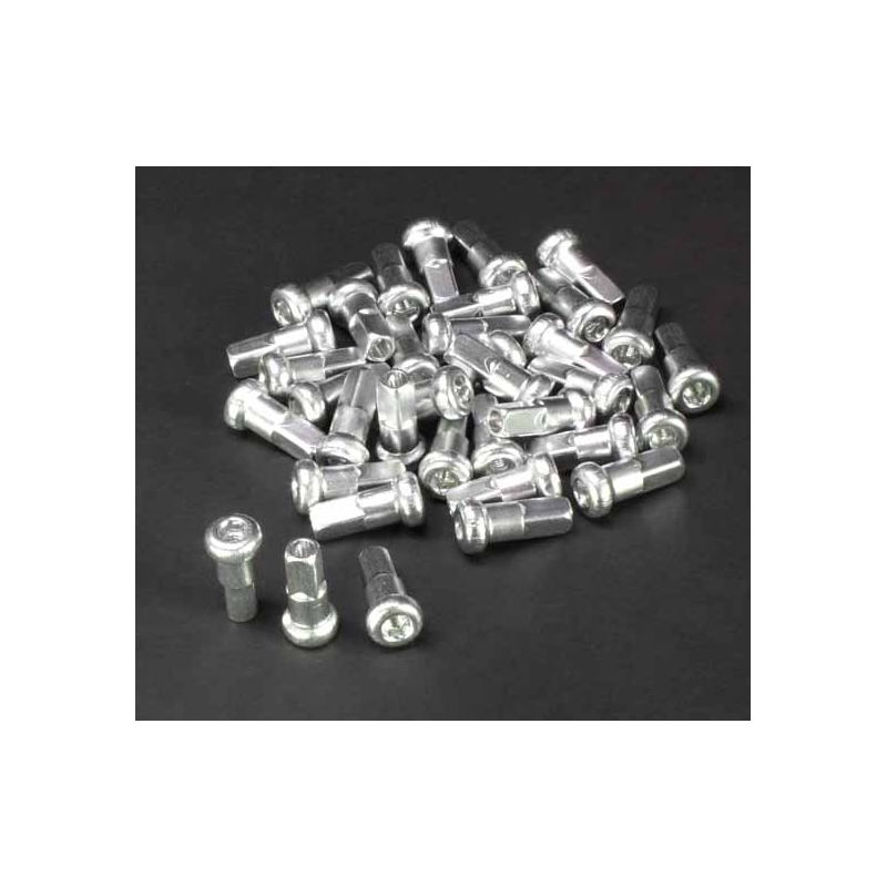 Nipples per raggi ruota posteriore originali colore Silver W31-Q636#8 S