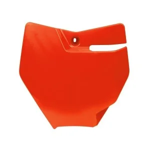 Front number plate Rtech KTM Orange R-TBKTMAR0185 Rtech Separate plastic parts