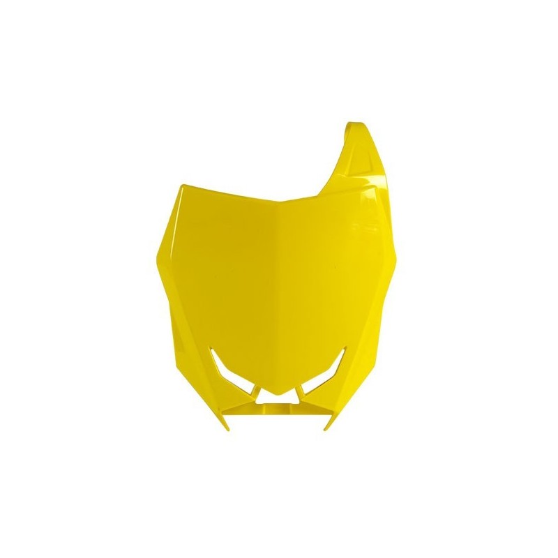 Front number plate Rtech Suzuki yellow R-TBRMZGI0018 Rtech Separate plastic parts