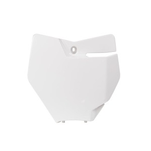 Front number plate Rtech KTM white R-TBKTMBN0016 Rtech Separate plastic parts