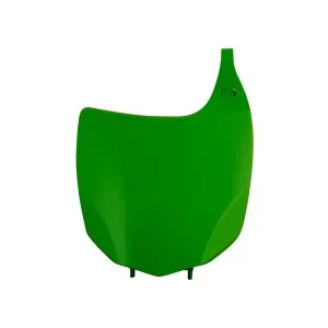 Front number plate Rtech Kawasaki Green R-TBKXFVE0009 Rtech Separate plastic parts