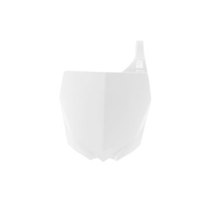 Front number plate Rtech Yamaha white R-TBYZFBN0010 Rtech Separate plastic parts