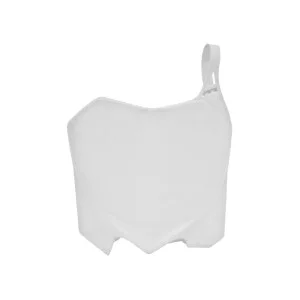 Front number plate Rtech Honda white R-TBCRFBN0009 Rtech Separate plastic parts