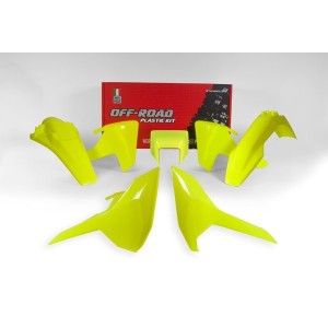 Kit plastiche Racetech Husqvarna TE-FE 17-18-giallo fluo R-KITHSQ-GF0-517