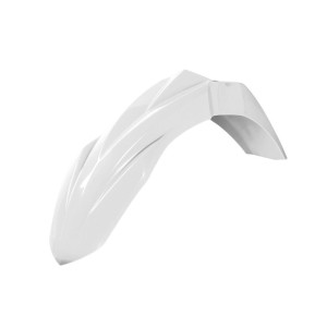 Front fender UFO KXF white KA04748047 Ufo Separate plastic parts