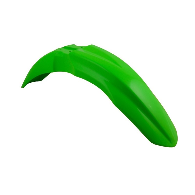 Front fender Rtech Kawasaki Green R-PAKXFVE0009 Rtech Separate plastic parts