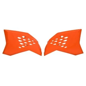 Radiator covers Rtech Ktm Orange R-CVKTMAR0007 Rtech Separate plastic parts