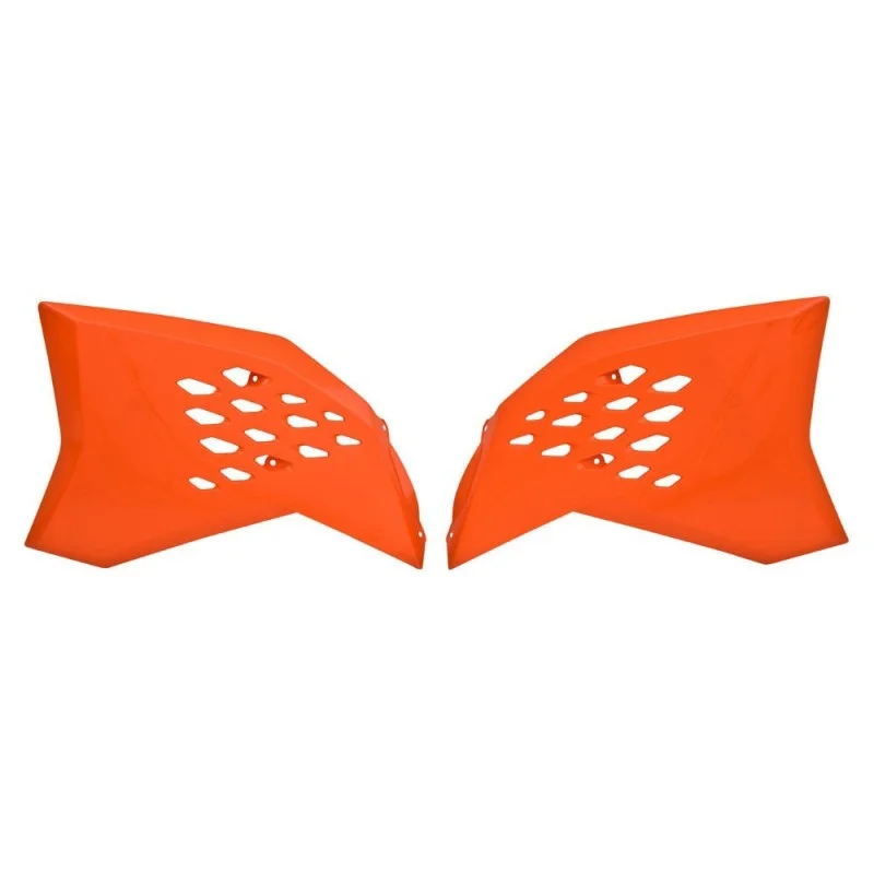 Radiator covers Rtech Ktm Orange R-CVKTMAR0007 Rtech Separate plastic parts