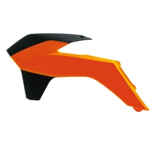 Convogliatori radiatore Racetech Ktm Arancioni Neri R-CVKTMARNR13