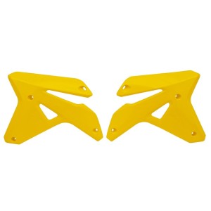 Radiator covers Suzuki RMZ 250 07-09 yellow R-CVRMZGI2507/SU04901102 Rtech Separate plastic parts