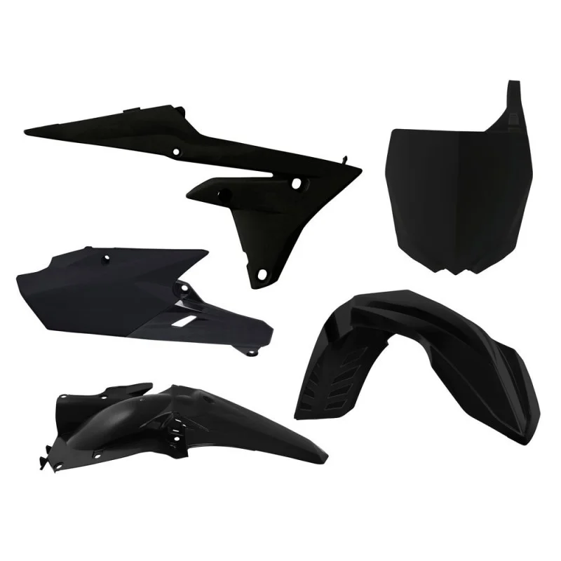 Kit plastiche motocross Racetech Yamaha nera R-KITYZF-NR0-514