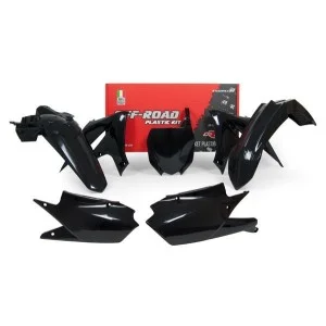 Plastic kit motocross Rtech Yamaha black R-KITYZF-NR0-518 Rtech Plastic Kits