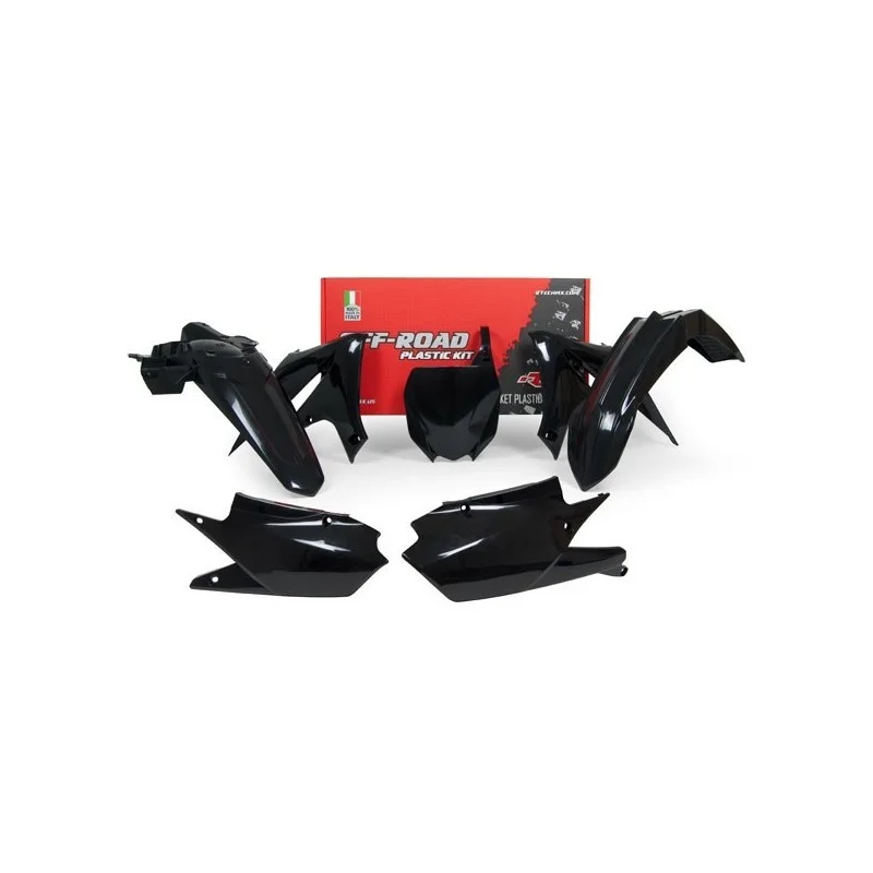 Plastic kit motocross Rtech Yamaha black R-KITYZF-NR0-518 Rtech Plastic Kits