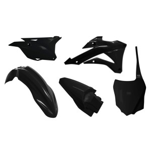 Kit plastiche motocross Racetech Kawasaki nero R-KITKX0-NR0-518