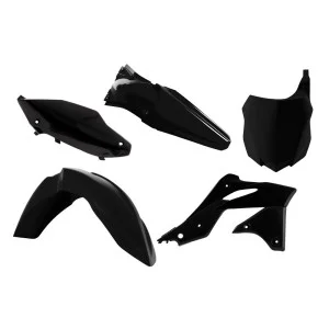 Kit plastiche motocross Racetech Kawasaki nero R-KITKXF-NR0-516