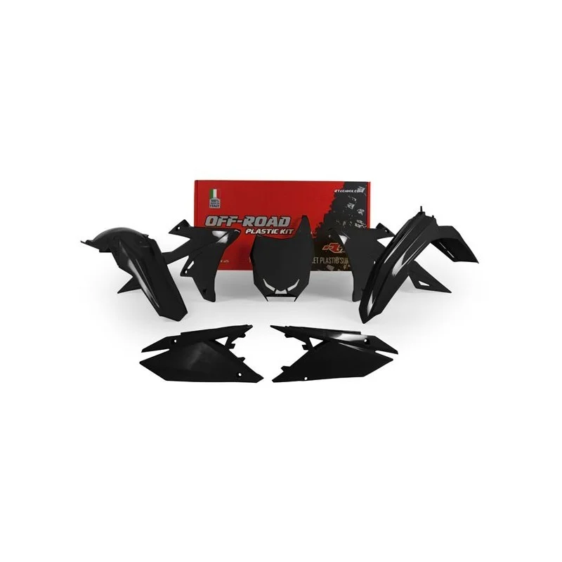 Kit plastiche motocross Racetech Suzuki nero R-KITRMZ-NR0-518