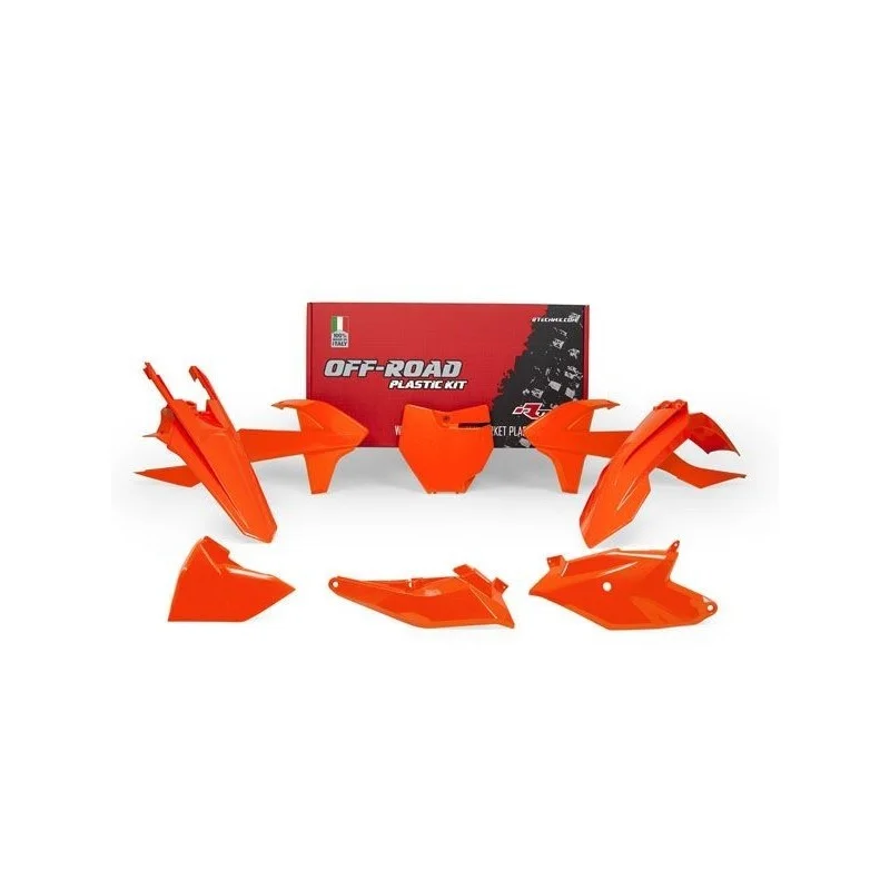 Plastic kit Rtech orange | KTM SX 85 18-24 R-KITKTM-AR0-185 Rtech Plastic Kits