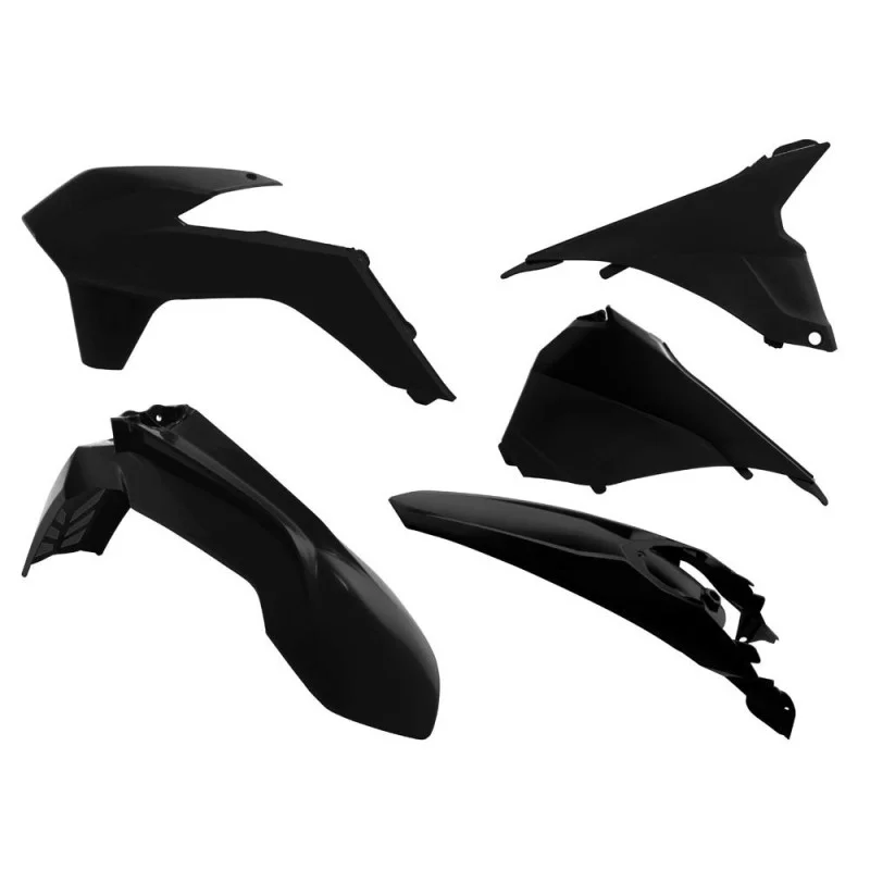 Kit plastiche Rtech nero | Ktm EXC-EXCF 2014-2016 R-KITKTM-NR0-415