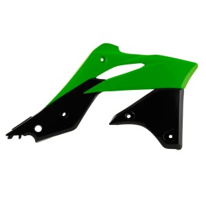 Convogliatori radiatore Racetech Kawasaki Verdi Neri R-CVKXFVENR13