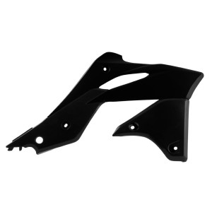 Radiator covers Kawasaki black KXF 250 2013-2016 R-CVKXFNR0013/KA04725001 Rtech Separate plastic parts