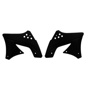 Radiator covers Rtech Kawasaki black R-CVKXFNR029 Rtech Separate plastic parts
