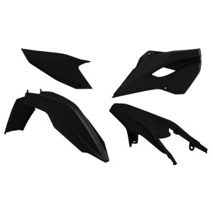 Plastic kit motocross Rtech "black" | Husqvarna TE - FE 2014 R-KITHSQ-NR0-410 Rtech Plastic Kits