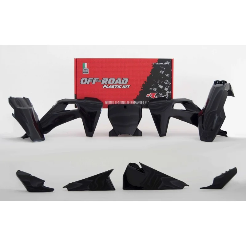 Kit plastiche Racetech nero | Husqvarna TC - FC 2019-2022 R-KITHSQ-NR0-599
